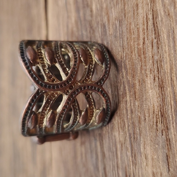 Meet me‎ in the garden Victorian gates stretch ring R253 - Picture 1 of 3